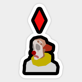 Sadder than Sunny The Clown Sticker